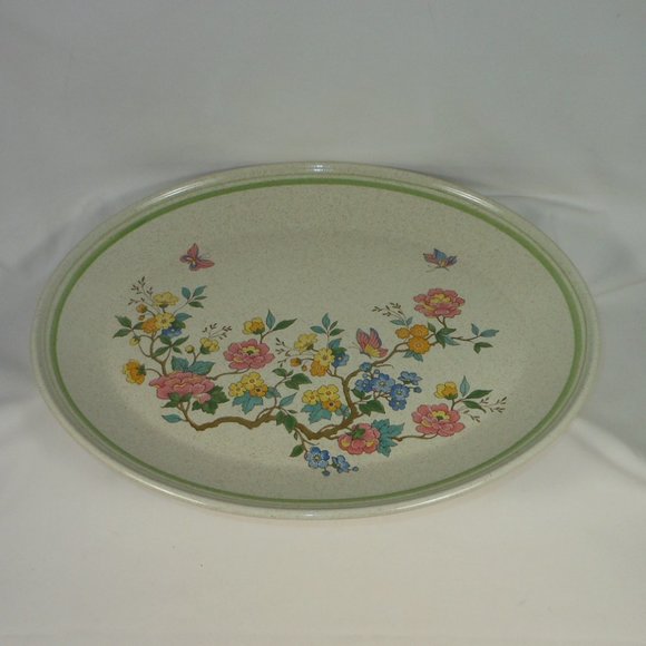 Oval Serving plate Royal Albert UK Country Garden Series Summer Solitude - Picture 2 of 6